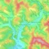 Mappa topografica Fischbacherhütte, altitudine, rilievo