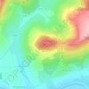 Mappa topografica Le Petit Mont d'Amance, altitudine, rilievo