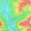 Mappa topografica San Gallo, altitudine, rilievo