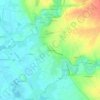 Mappa topografica Les Échelles, altitudine, rilievo