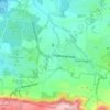 Mappa topografica Cootham, altitudine, rilievo