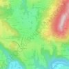 Mappa topografica La Brousse, altitudine, rilievo
