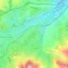 Mappa topografica Fonsala, altitudine, rilievo