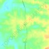 Mappa topografica Delta, altitudine, rilievo