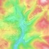 Mappa topografica Ciriei, altitudine, rilievo