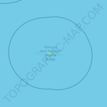 Mappa topografica Eastern Island, altitudine, rilievo
