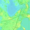 Mappa topografica Bald Eagle, altitudine, rilievo