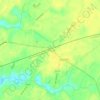 Mappa topografica Carrsville, altitudine, rilievo