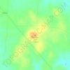 Mappa topografica Morgan Hill, altitudine, rilievo