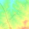 Mappa topografica oddi, altitudine, rilievo