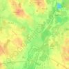 Mappa topografica Les Petits Chapelais, altitudine, rilievo