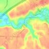 Mappa topografica Waite Hill, altitudine, rilievo