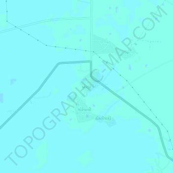 Mappa topografica Dhordo, altitudine, rilievo