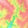Mappa topografica La Touche Poupard, altitudine, rilievo