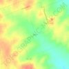 Mappa topografica Theon, altitudine, rilievo