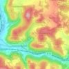 Mappa topografica Appelsberg, altitudine, rilievo