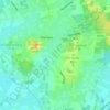 Mappa topografica Beusbergen, altitudine, rilievo