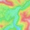 Mappa topografica Rennweg, altitudine, rilievo