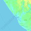 Mappa topografica Concord, altitudine, rilievo