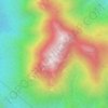 Mappa topografica 七娘山, altitudine, rilievo