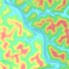 Mappa topografica Hode, altitudine, rilievo