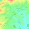Mappa topografica Les Bruyeres, altitudine, rilievo