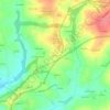 Mappa topografica Joli Cœur, altitudine, rilievo
