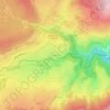 Mappa topografica Hameau des Moulins, altitudine, rilievo