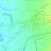 Mappa topografica Baan Km. 3, altitudine, rilievo