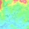 Mappa topografica Gruau, altitudine, rilievo