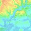 Mappa topografica La Miltière, altitudine, rilievo