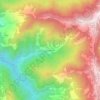 Mappa topografica Cartasegna, altitudine, rilievo