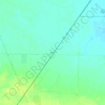 Mappa topografica Creed, altitudine, rilievo