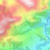 Mappa topografica Cabañes, altitudine, rilievo