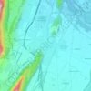 Mappa topografica Varces-Allières-et-Risset, altitudine, rilievo
