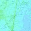 Mappa topografica Calcroci, altitudine, rilievo