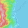 Mappa topografica Malapad, altitudine, rilievo