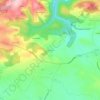Mappa topografica Les Claris, altitudine, rilievo
