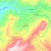 Mappa topografica Génova, altitudine, rilievo