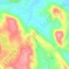 Mappa topografica Cheppara, altitudine, rilievo