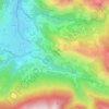 Mappa topografica Aas, altitudine, rilievo