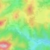 Mappa topografica Molines, altitudine, rilievo