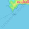 Mappa topografica Point Bonita, altitudine, rilievo
