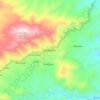 Mappa topografica Natonin, altitudine, rilievo
