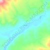 Mappa topografica Horse Lake, altitudine, rilievo