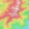 Mappa topografica Sunset Point, altitudine, rilievo