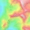 Mappa topografica Cima Centrale di Musella, altitudine, rilievo