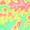 Mappa topografica Porter, altitudine, rilievo