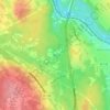 Mappa topografica Slatersville Reservoir Lower Dam, altitudine, rilievo