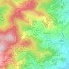 Mappa topografica Le Barthelemy, altitudine, rilievo